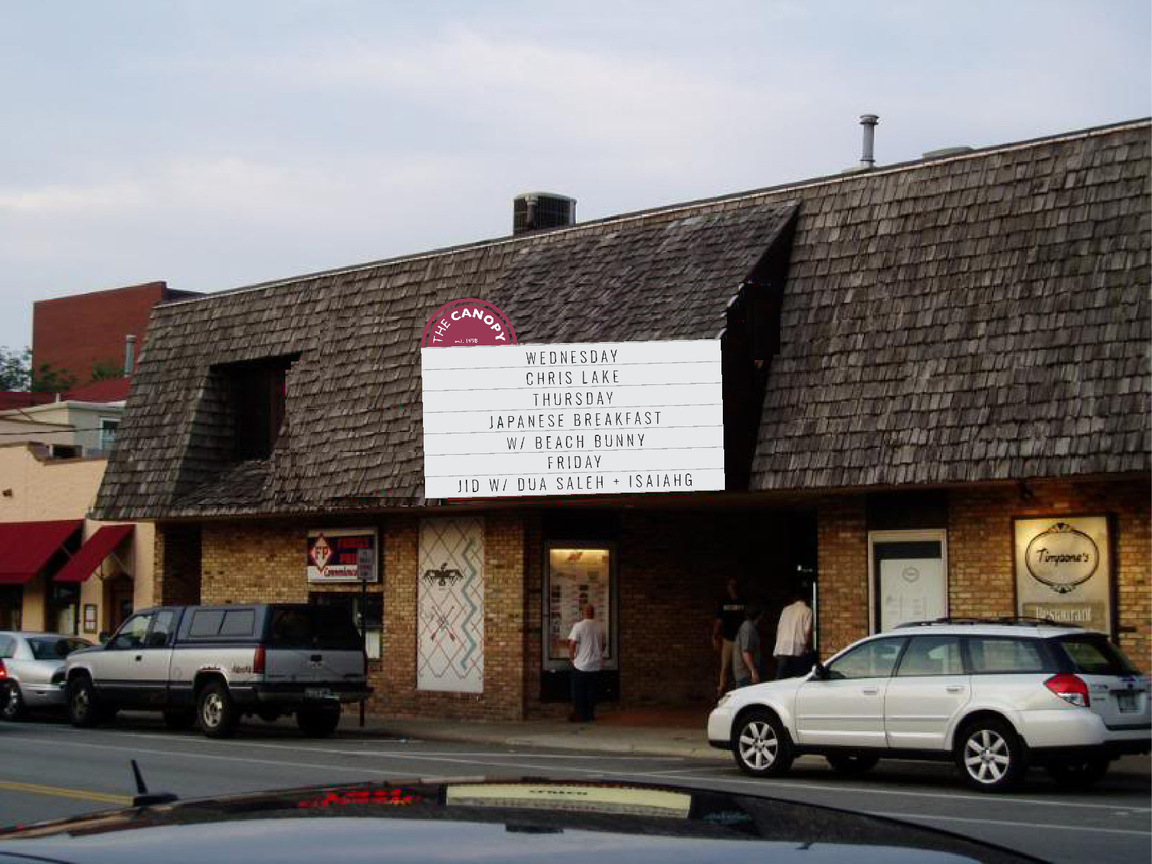 marquee board mockup